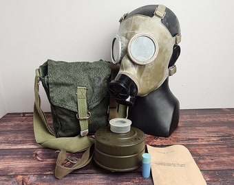 Polish Army Surplus MC-1 Gas Mask Complete Set Type 2