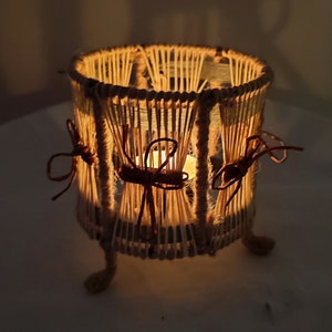 Unico portacandele di design speciale fatto a mano