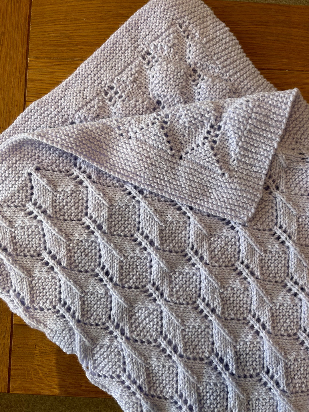 Lilac/Coconut Flower Cozy Blanket