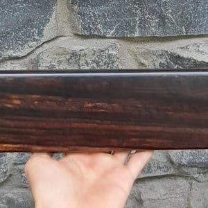 Custom Handgelenkauflage schwarz Ebenholz. Mechanische Tastatur Holz Handballen auflage. Schwarzholz