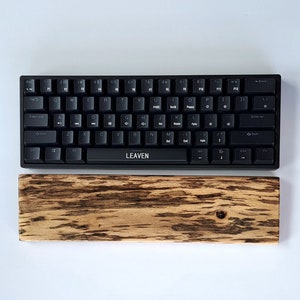 Wrist Rest Spalted wood . Mechakeyboard spalted wood wrist rest.