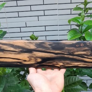 PaleMoon Ebony Wrist rest wood. Diospyros Mun