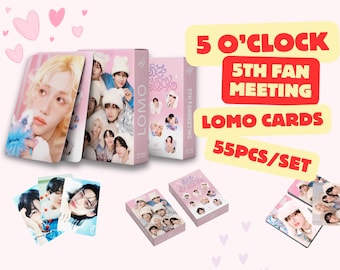 Stray Kids 5TH FANMEETING &#39;SKZ 5&#39;CLOCK&#39; | Lomo Cards 55pcs/set