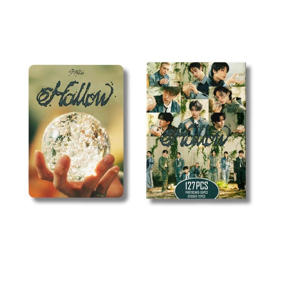 Stray Kids Hollow | Japan 3rd Mini Album Lomo Cards + STICKERS 127