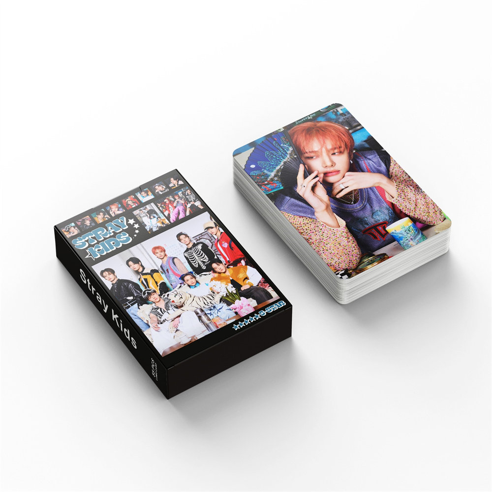 Lot De 55 Cartes Lomo Stray Kids - Photocards Kpop Pour Collection, Décoration, Cadeaux Fans
