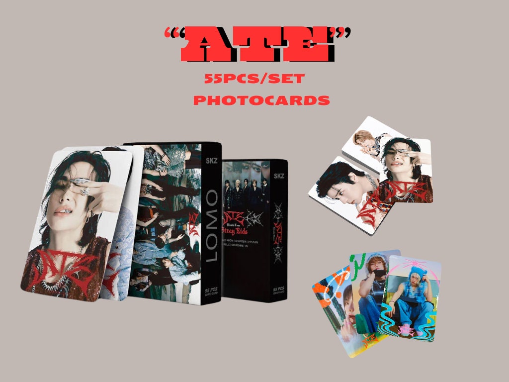Stray Kids "ATE" Lomo cards 55 pcs/set