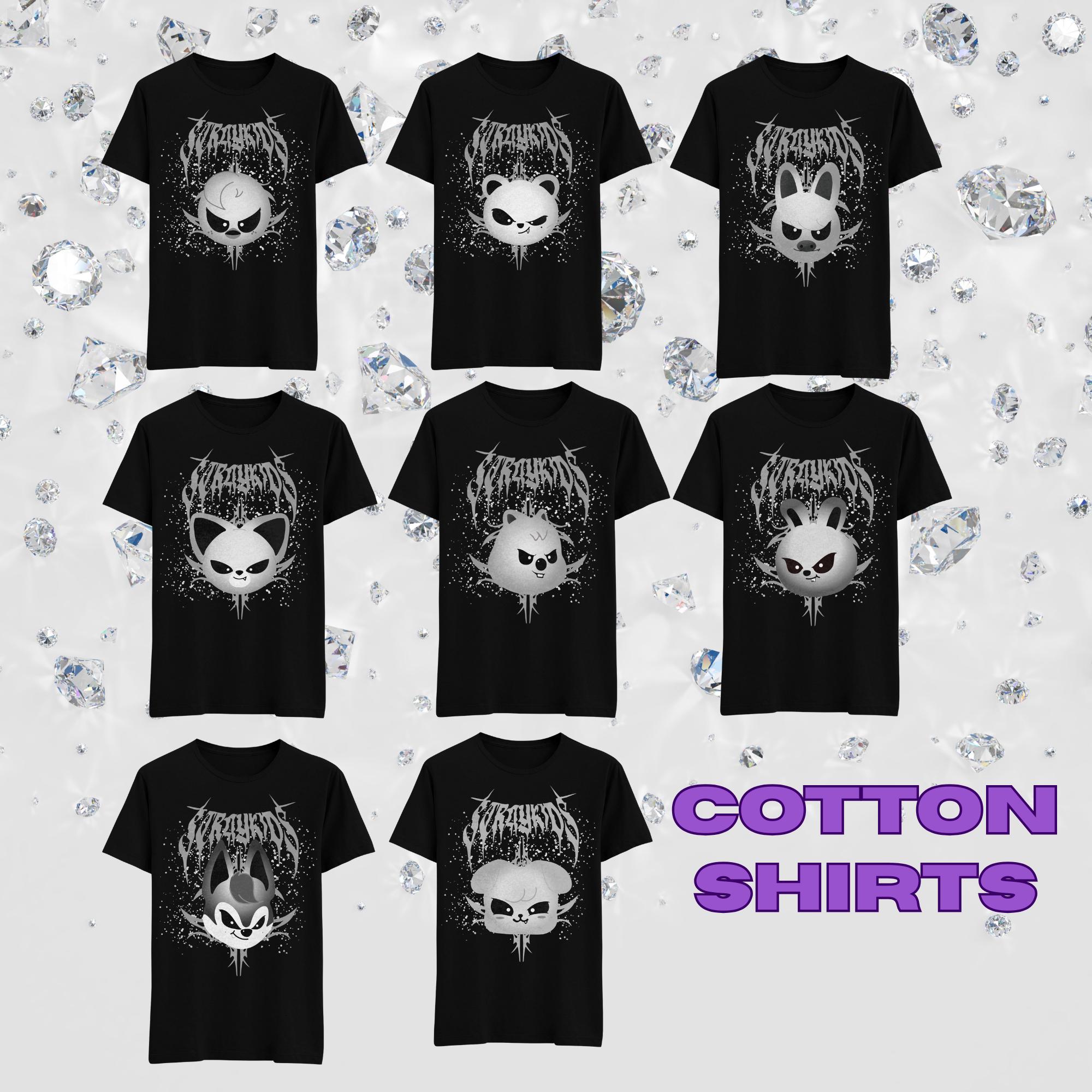 Stray Kids Evil SKZOO Cotton T-shirts - Etsy