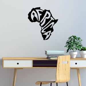 Einweihungsgeschenk, Wandaccessoire, Metallskulptur, große Wandkunst, Metallschild, geometrische Wandkunst, abstrakte Wandkunst, Afrika Map Decor