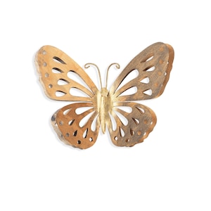 Wandaccessoire, Metallskulptur, große Wandkunst, Metallschild, geometrische Wandkunst, abstrakte Wandkunst, Schmetterling Deko
