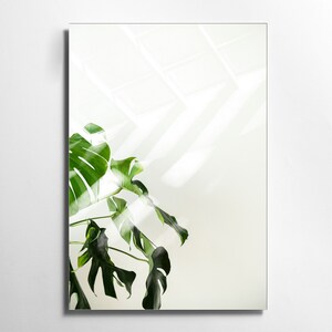 Orchidee Wandkunst, gehärtetes Glas, Einweihungsgeschenk, Weihnachtsgeschenk, bunte Deko, minimalistisches Design, Willkommensgeschenk