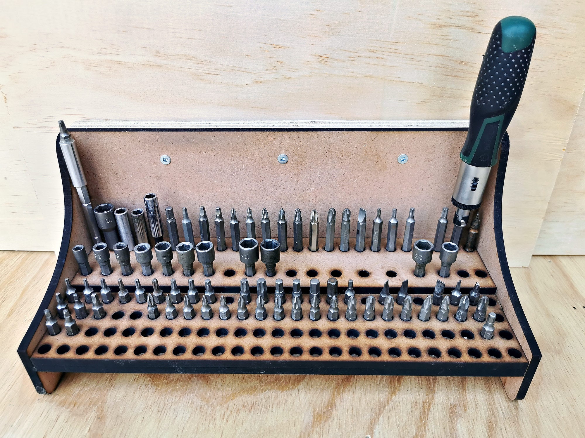 Screwdriver Bits Holder Laser Cut / CNC File Can Stand on Its Etsy
