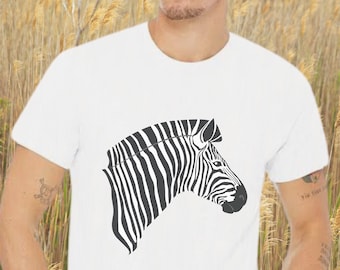 Zebra Head T-shirt, Safari T-shirt, Safari Animal T-shirt