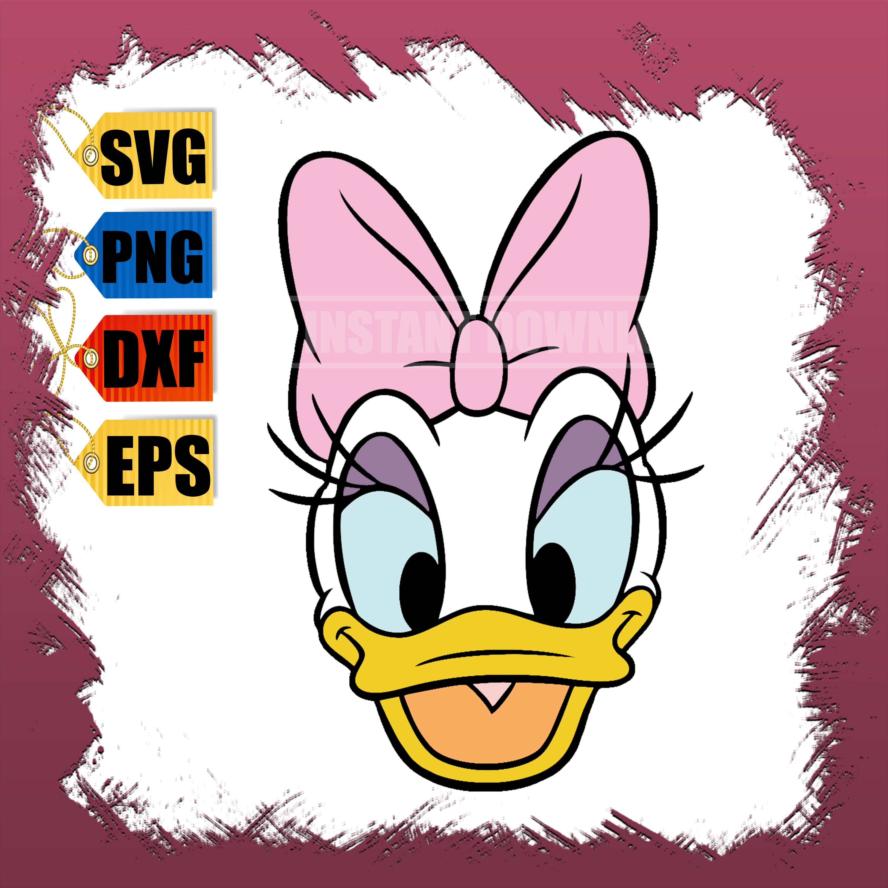 Daisy Duck SVG, Daisy Duck Head Svg, Daisy Duck Digital Designs, Svg ...
