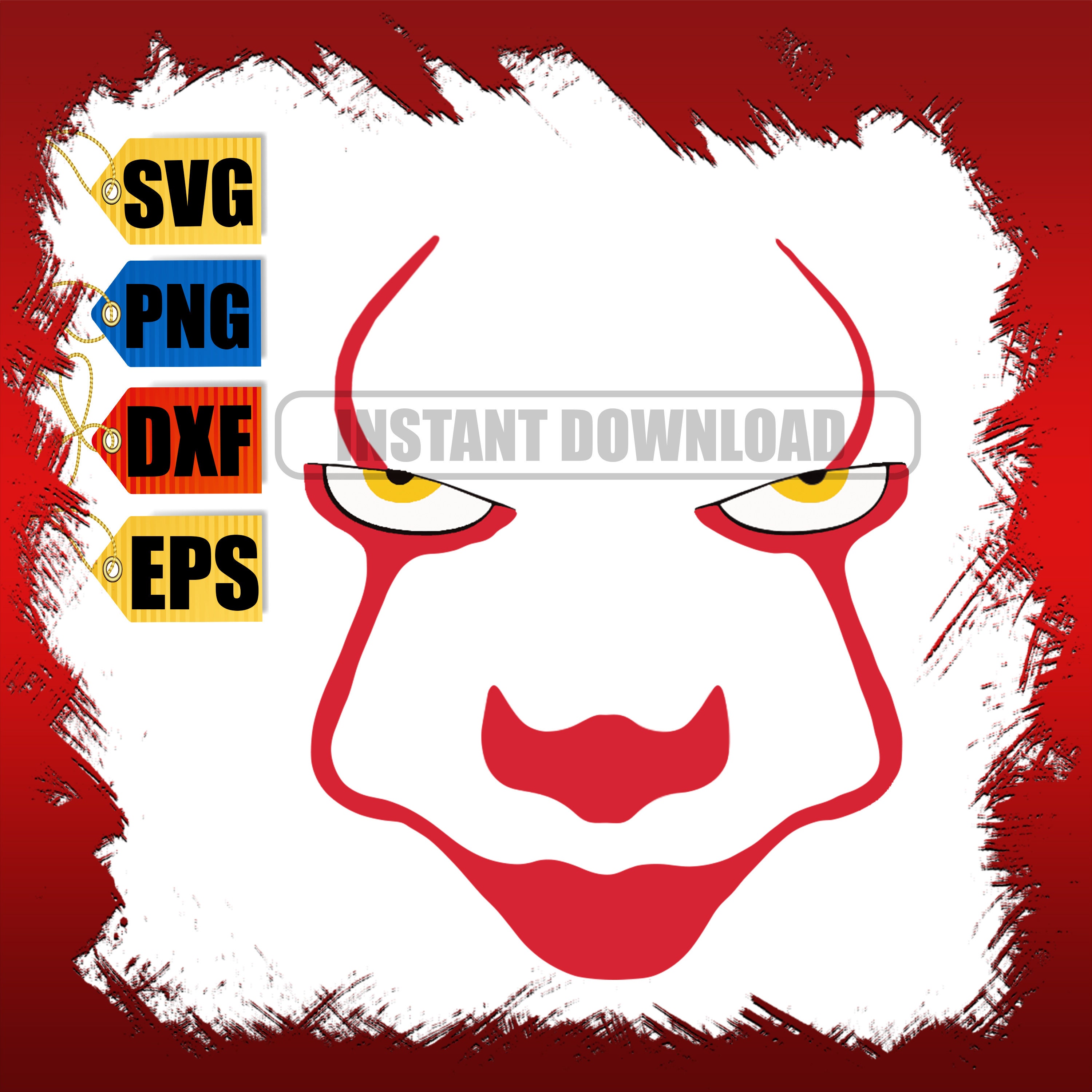 Pennywise SVG, IT SVG, Clown Svg, Halloween Svg, Cricut File