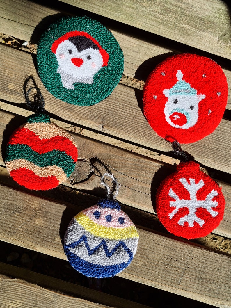 Punch Needle Coastermug Rug Punch Needle Art Mug Coaster Etsy