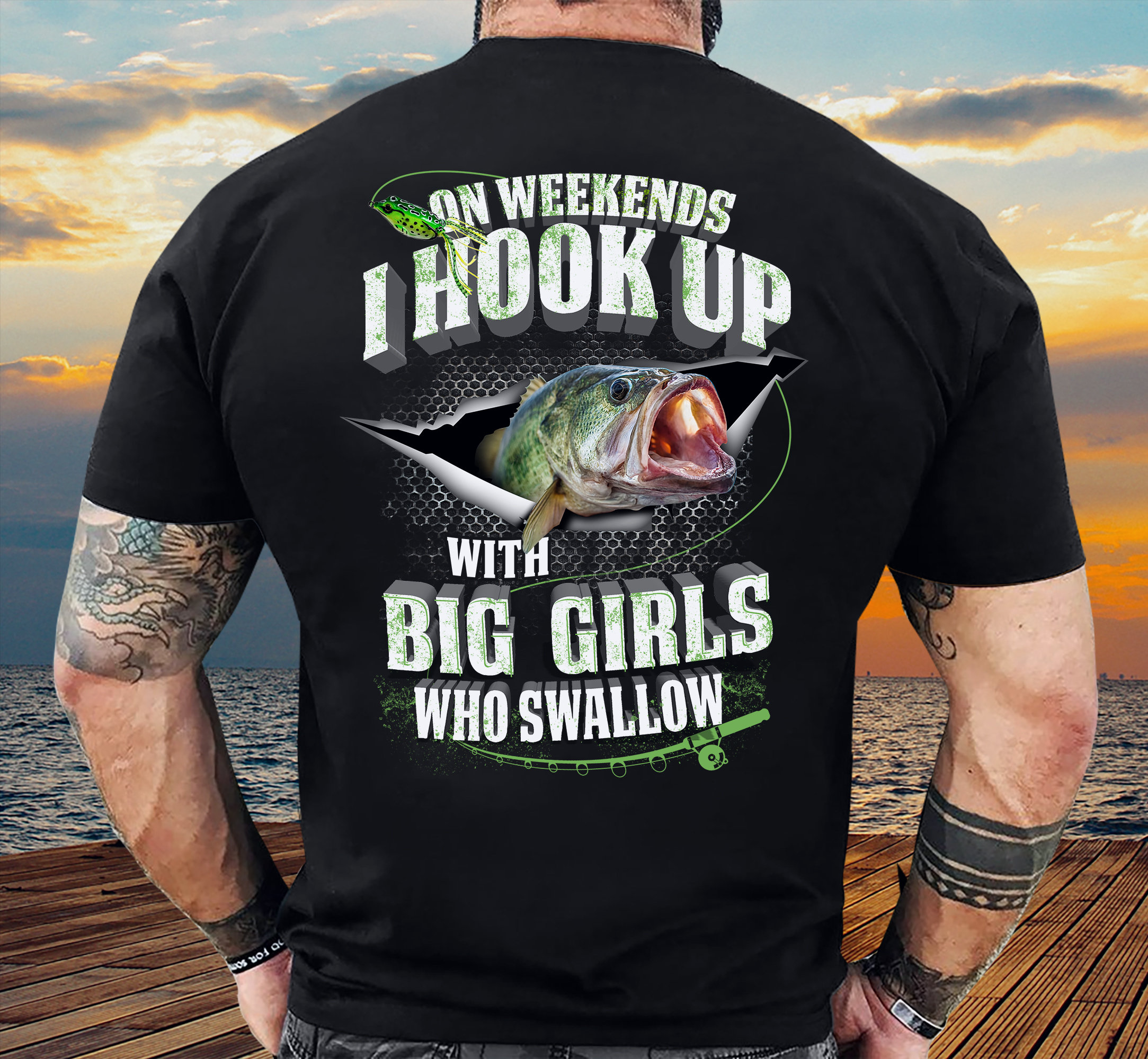 Fishing Hook T Shirt 