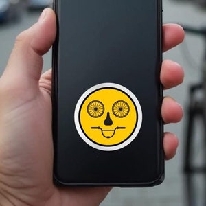 Fahrradfahrer Sticker, Aufkleber für Radfahrer, Fahrrad Geschenk, Geschenkidee, Sticker für Laptop, Handy, Trinkflasche, Fahrrad, Karten usw