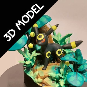 Forest of Secrets - Umbreon Figurine 3D model
