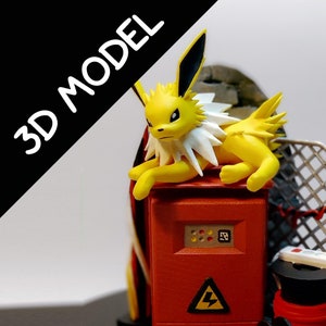 Night Shift - Jolteon Figurine 3D model