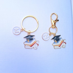 Llavero de graduación, dije de esmalte, regalo de diploma