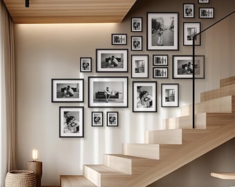 For IKEA RÖDALM Staircase Template left/right – Gallery Wall Template 206×198 cm, with fixing points, printed incl. instructions 0002 01