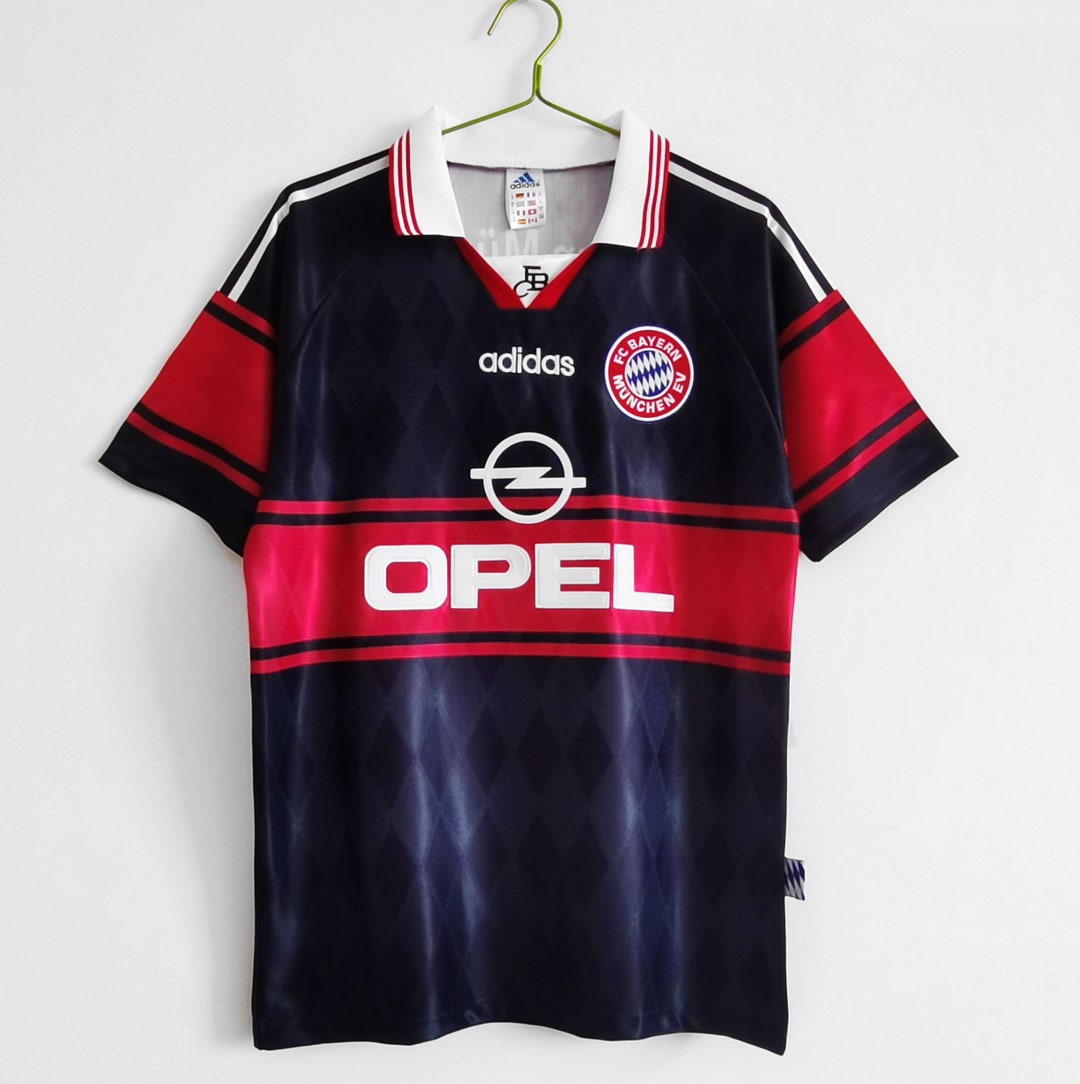 Bayern München Auswärts Retro Trikot Trikot 19951997 Etsy.de