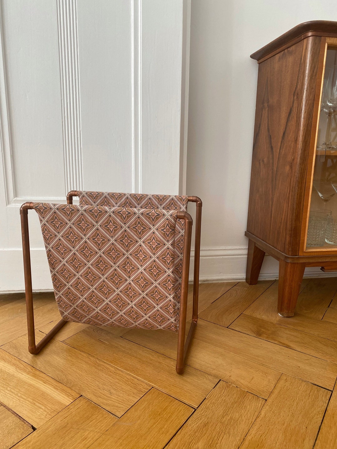 Handmade Magazine Rack Made of Copper Tubes With Removable Cover - Etsy