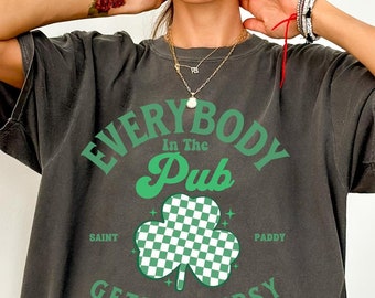 Tipsy Shamrocks St. Patrick's Day Comfort Colors Shirt
