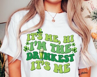 Funny St Patricks Day Shirt: Comfort Colors Drinking Tee