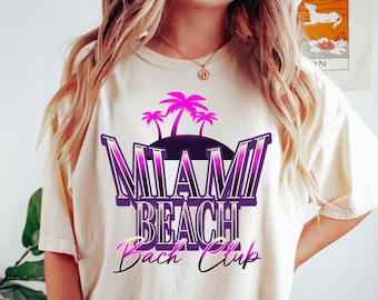 Miami Beach Bachelorette Party Comfort Colors T-Shirt