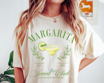 Margarita Social Club Comfort Colors T-Shirt: Tequila Lover Tee