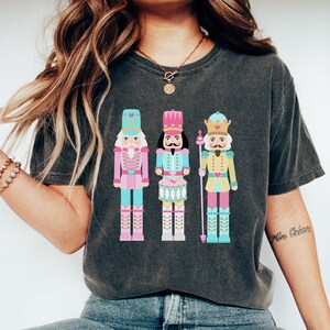 Comfort Colors Nutcracker Christmas Shirt: Holiday Family Matching Tee