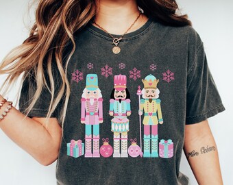 Comfort Colors Nutcracker Christmas Shirt: Holiday Family Matching Tee Gift
