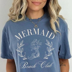 Mermaid Bachelorette Comfort Colors Shirt, Last Splash Bachelorette Party, Mermaid Beach Club, Luxury Bach Cruise Tee, Mermaid Social Club