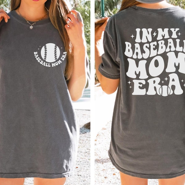 Baseball Mom Tshirt Etsy