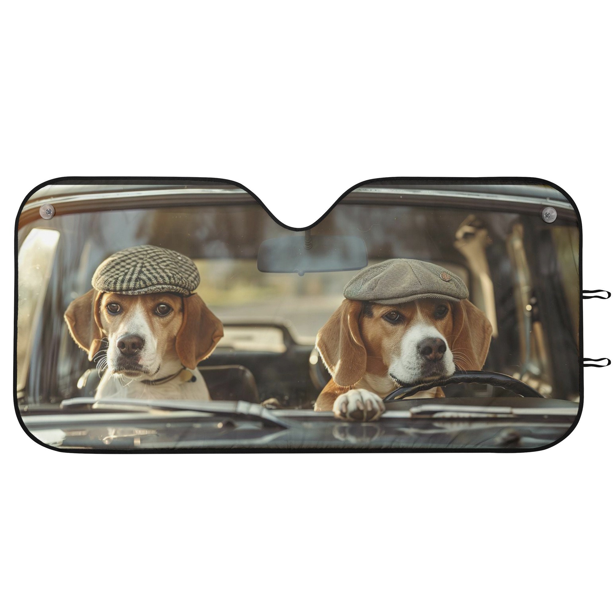 Beagle Car Sun Shade Beagle Car Sun Shade