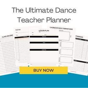 The Ultimate Dance Teacher Planner