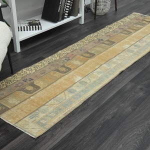 2x7&#39;7 ft Turkish Runner Rug, Patchwork Runner, Wool Runner, Handwoven Runner, Vintage Runner, Hallway Runner, Kitchen Runner, Wholesale