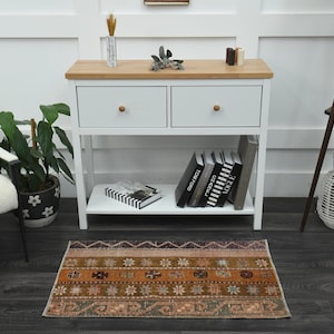 2&#39;x3&#39;3 ft Vintage Small Rug, Turkish Rug, Mini Rug, Bathroom Rug, Small Carpet, Door Mat, Turkish Bath Mat, Handwoven Rug, Wholesale, Gifts