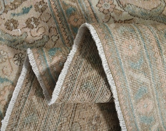27x30m, ORANGE OUSHAK TEPPICH, Vintage Handgemachter Teppich, Übergroßer Teppich, Teppich Für Wohnzimmer, Wohnkultur, Großer Teppich 10x13, Eklektisch