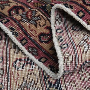 10&#39;5x13&#39;1 ft, OVERSIZED ANTIQUE RUG, Turkish Area Rug, Vintage Rug, Oushak Handmade Rug, Living Room Rug, Blue Pink Rug, 11x13 Large Rug