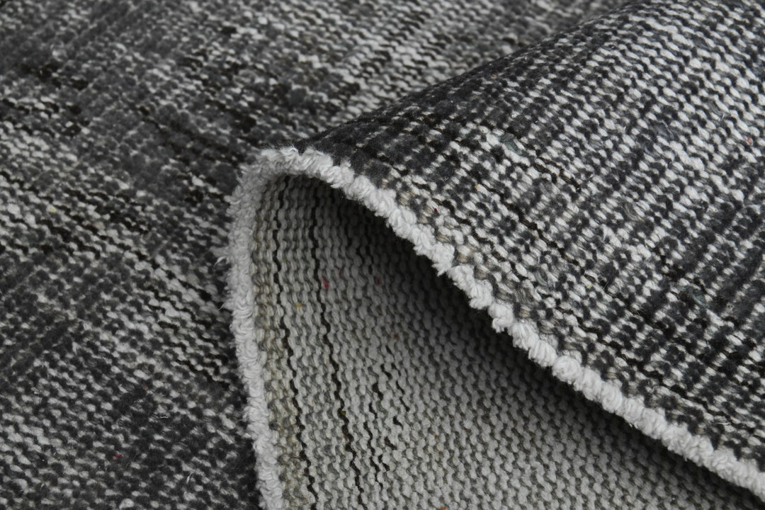 Simple Gray Distressed Rug 5'8x9'2 Ft, GRAY DISTRESSED RUG, Medium Area Rug, Wool Antique Rug, 6x9 ...