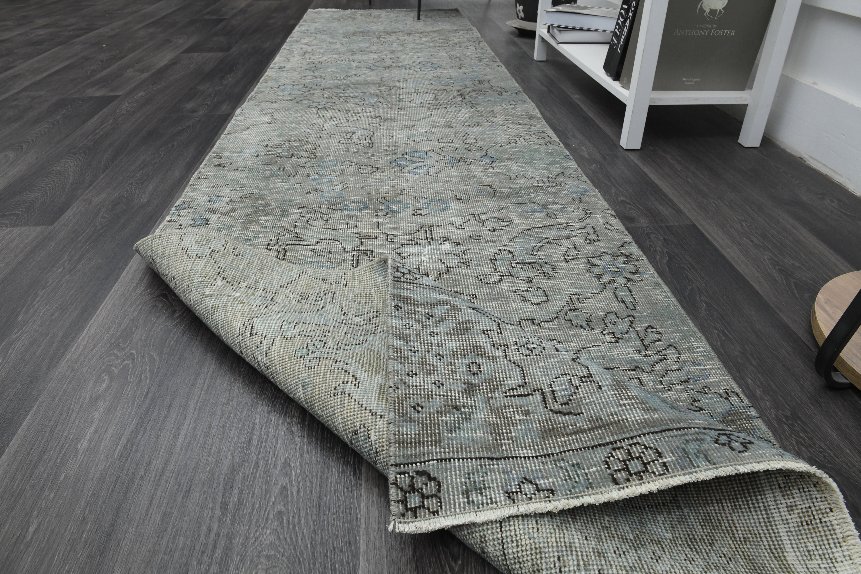 Anti Fatigue Grey Blue Boho Kitchen Runner Rug Padded Rubber Cushioned –  Discounted-Rugs
