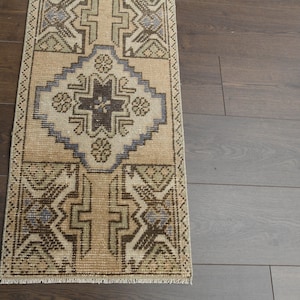 1&#39;4x2&#39;8 ft, ORANGE SMALL KILIM, Vintage Rug, Oushak Rug, Handmade Wool Rug, Antique Decor,1x3 Rug, Throw Rug, Orange Beige Rug, Washable Rug