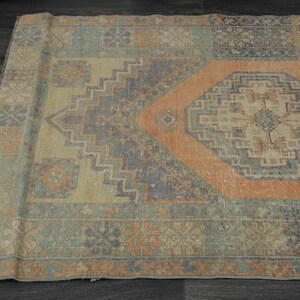 3'6x5'7 ft, VINTAGE TÜRKISCHER TEPPICH, Minimalistischer Teppich, Teppich, Flur Teppich, Dekor Teppich, Designerteppich Bild 6