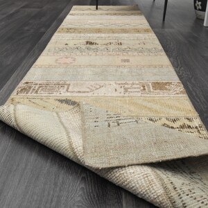 1&#39;9x8&#39;6 ft Turkish Runner Rug, Patchwork Runner, Wool Runner, Handwoven Runner,Vintage Runner, Hallway Runner, Kitchen Runner, Wholesale