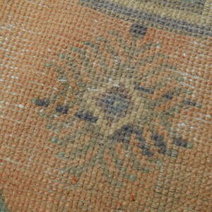 3'6x5'7 ft, VINTAGE TÜRKISCHER TEPPICH, Minimalistischer Teppich, Teppich, Flur Teppich, Dekor Teppich, Designerteppich Bild 3