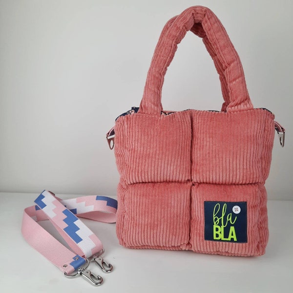 Pufferbag, Modern, Handtasche, Damentasche, Schultertasche, Alldaybag, Tragetasche ohHenri, Tasche für Frauen, Geschenk, besonders , rosa