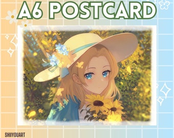 Maria Sonnenblume Postkarte | A6 Druck