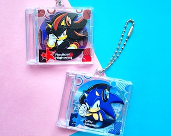 SA2 cd-sleutelhangers (52 mm x 44 mm x 8 mm)